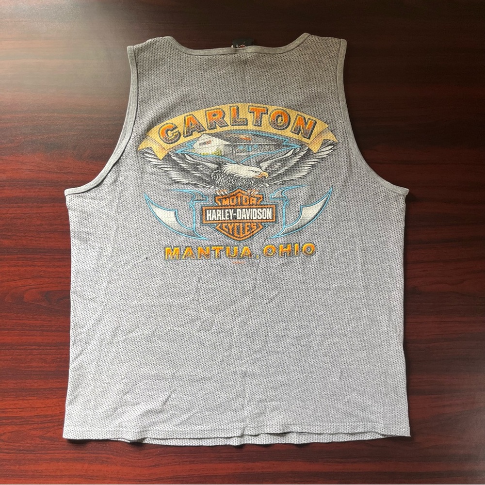 Vintage Harley Davidson Tank Top Eagle A Way Of Life Size Large Men’s USA Made